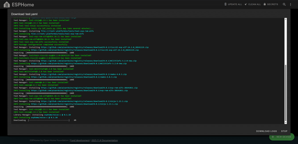 Как прошить ESP32-контроллер, если в панели управления ESPHome это сделать не получается