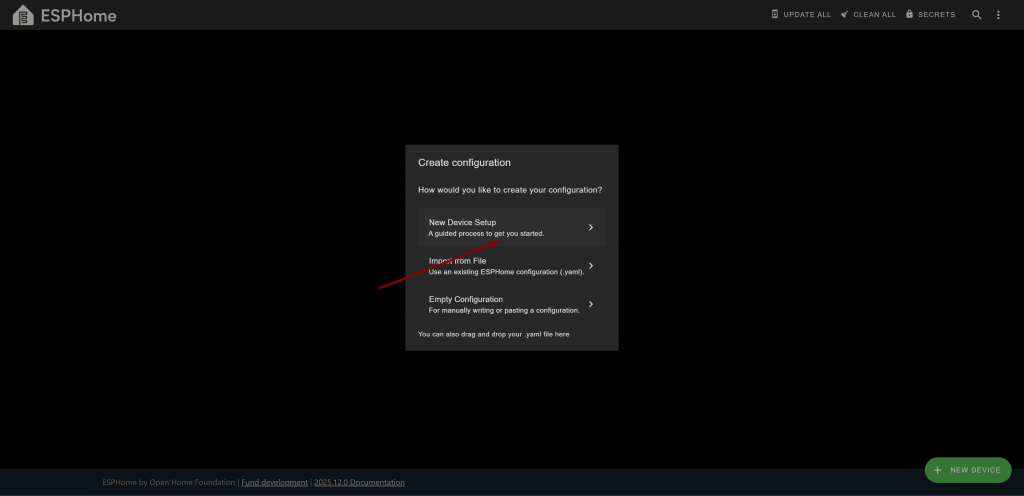 Как прошить ESP32-контроллер, если в панели управления ESPHome это сделать не получается