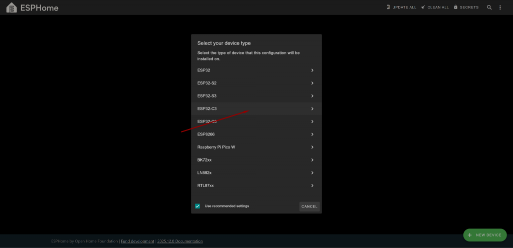Как прошить ESP32-контроллер, если в панели управления ESPHome это сделать не получается