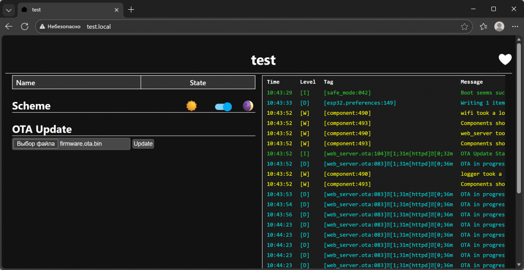Как прошить ESP32-контроллер, если в панели управления ESPHome это сделать не получается